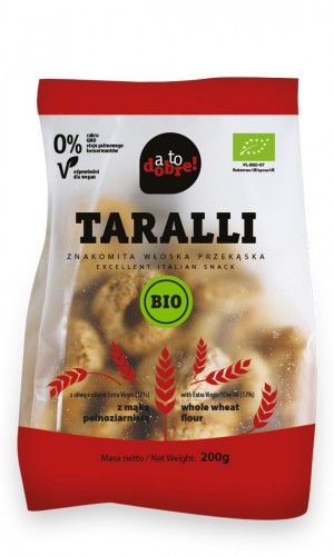 Bio Taralli with wholemeal flour